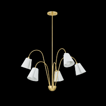 Mitzi Orange H852805-GL/TWH - LILA Chandelier