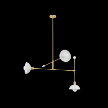 Mitzi Orange H878803-AGB/SWH - BILLIE Chandelier