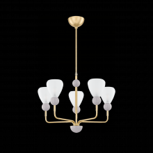 Mitzi Orange H904805-AGB/SPG - DOREEN CHANDELIER