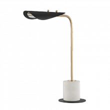 Mitzi Orange HL157201-AGB/BK - 1 LIGHT TABLE LAMP WITH A CONCRETE BASE
