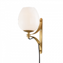 Mitzi Orange HL291101-AGB - 1 LIGHT WALL SCONCE WITH PLUG