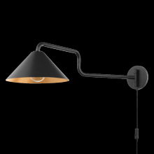 Mitzi Orange HL629201-GL/SBK - BRIANNA Plug-in Sconce