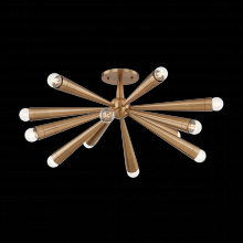 Troy Orange C1030-PBR - KEANU Semi Flush