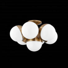 Troy Orange C1524-PBR - CUPERTINO Semi Flush