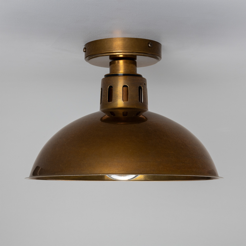 Talise Ceiling Light | Polished Brass | Opal Glass