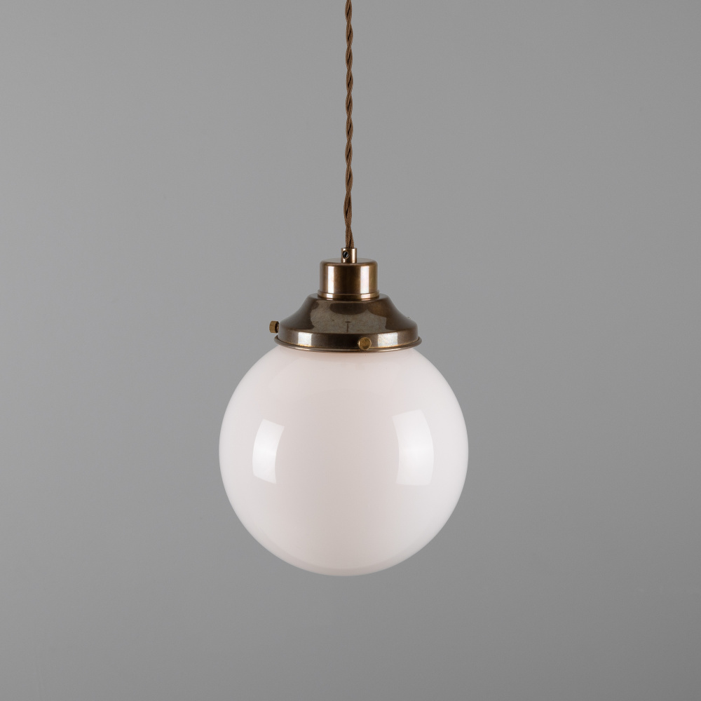 Gentry 20cm Globe Pendant | Polished Brass