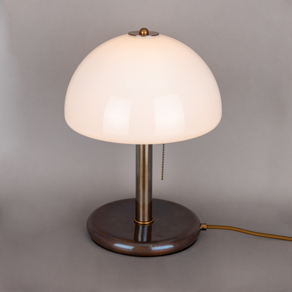 Champignon Table Lamp | Antique Silver