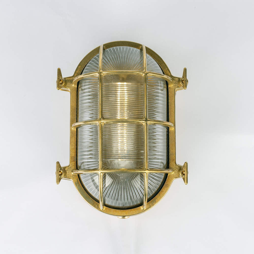Ross Wall Light | Raw Brass | Frosted Glass