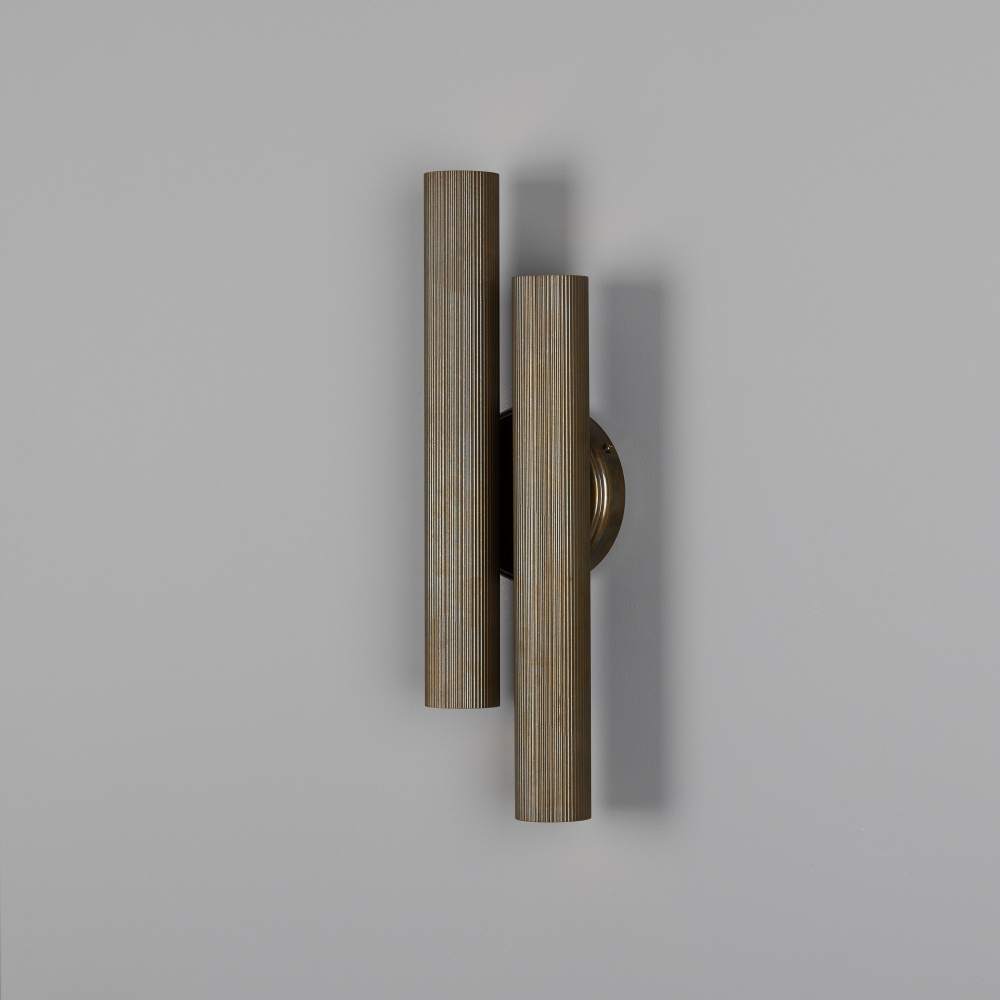 Double Royce Wall Light | Satin Brass
