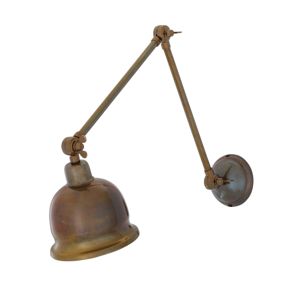 Dale Poster Light | Antique Brass
