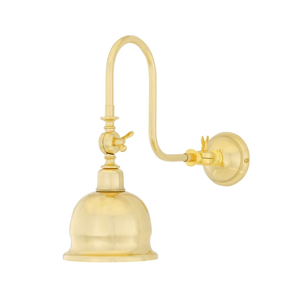 Apia Swivel Poster Light | Polished Brass