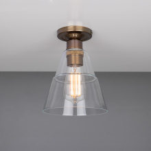 Mullan Lighting MLCF15POLCOP - Rigale Flush Fitting | Polished Copper