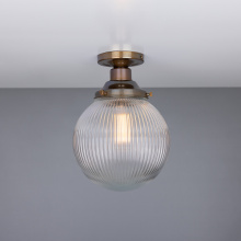 Mullan Lighting MLCF37SATCHR - Stanley Holophane 7.75íí Globe Fitting | Satin Chrome