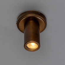 Mullan Lighting MLCF50ANTBRSUL - Quin Ceiling Light | Antique Brass | UL