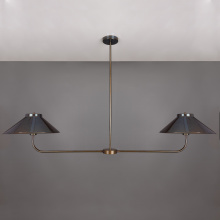 Mullan Lighting MLF347ANTBRS - Princeton Chandelier | Antique Brass