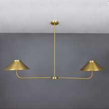 Mullan Lighting MLF347SATBRS - Princeton Chandelier | Satin Brass