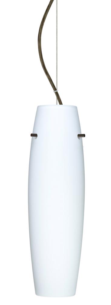 Besa Suzi 14 Pendant Opal Matte, Bronze, 1x100W Medium Base