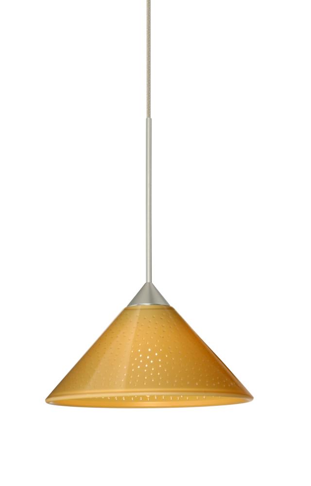 Besa Pendant Kona Satin Nickel Mango Starpoint 1x50W MAX GY6.35 Base