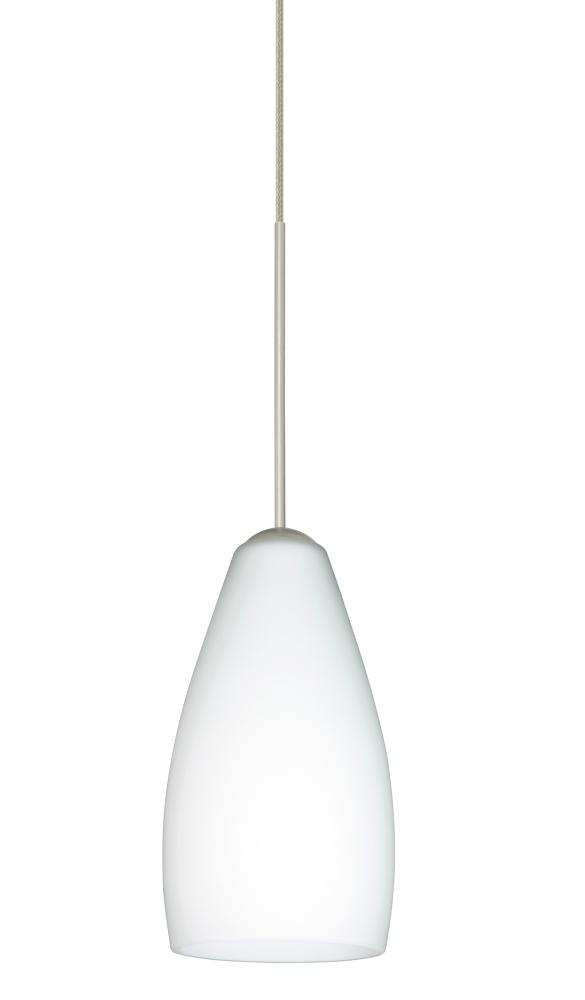 Besa Pendant Karli Satin Nickel Opal Matte 1x50W MAX GY6.35 Base