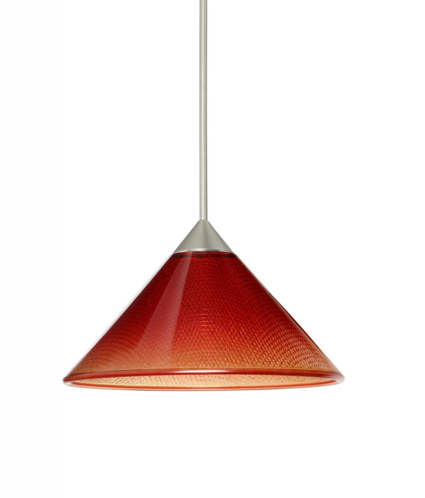 Besa Pendant Kona Satin Nickel Sunset 1x50W MAX GY6.35 Base