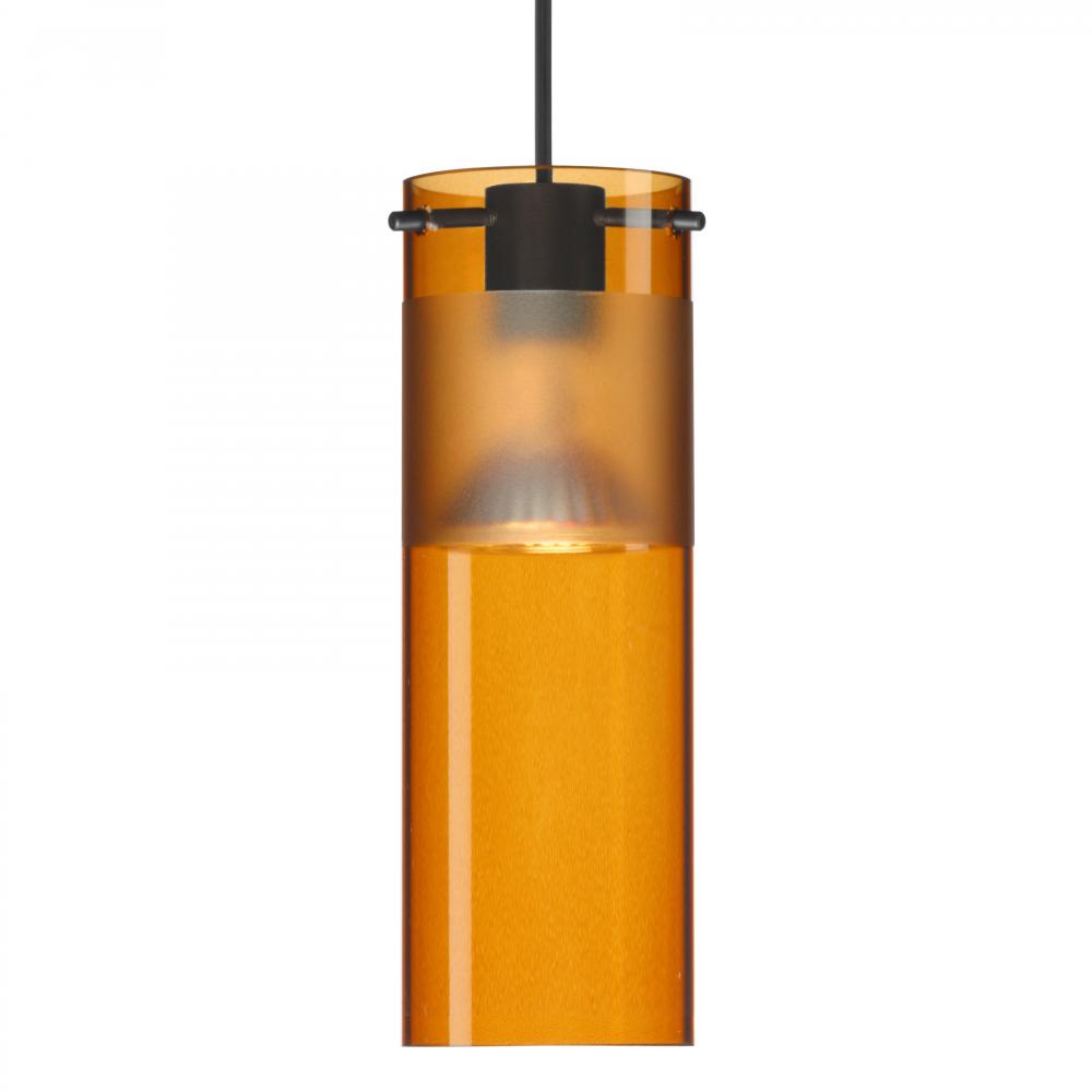 Besa Pendant Scope 7, Black Finish, Armagnac/Frost 1x50W MAX GY6.35 Base MR16