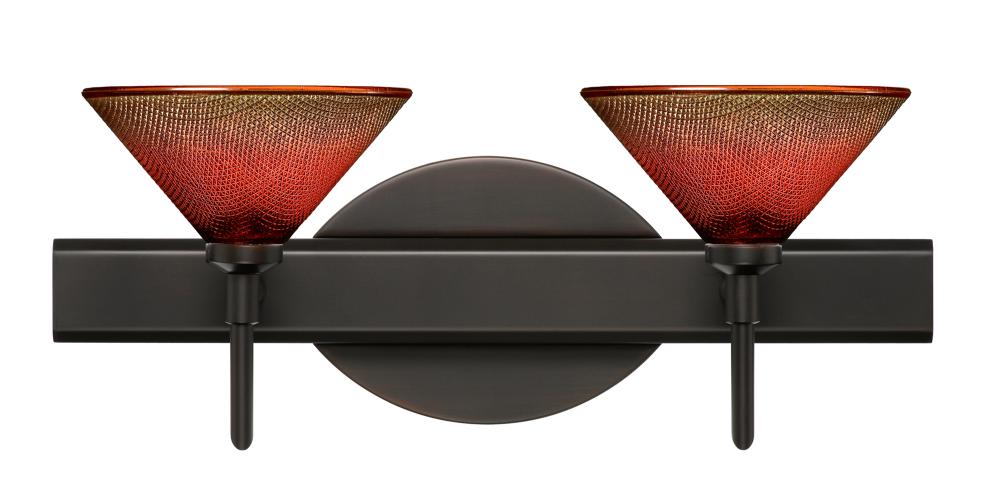 Besa Wall Kona Bronze Sunset 2x5W LED