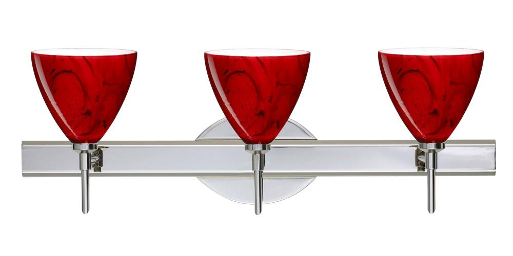 Besa Wall Mia Chrome Magma 3x40W G9