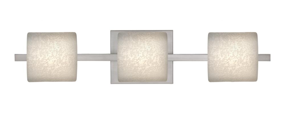 Besa Wall Paolo Satin Nickel Stucco 3x50W G9