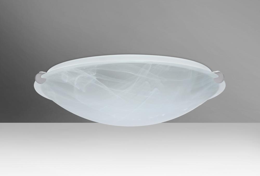 Besa Ceiling Trio 16 Satin Nickel Marble 1x150W T5