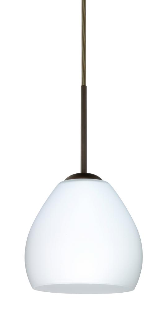 Besa Bolla Pendant For Multiport Canopy Bronze Opal Matte 1x50W E12 base