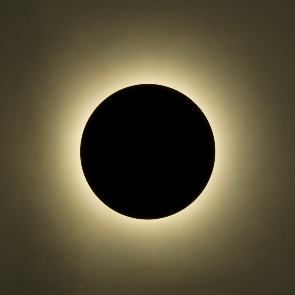 Besa Halo 10 Wall, Black, 1x20W LED