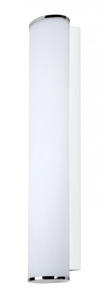 Besa, Killian 26, Satin White, Chrome Finish, 3x 40W G9 Base