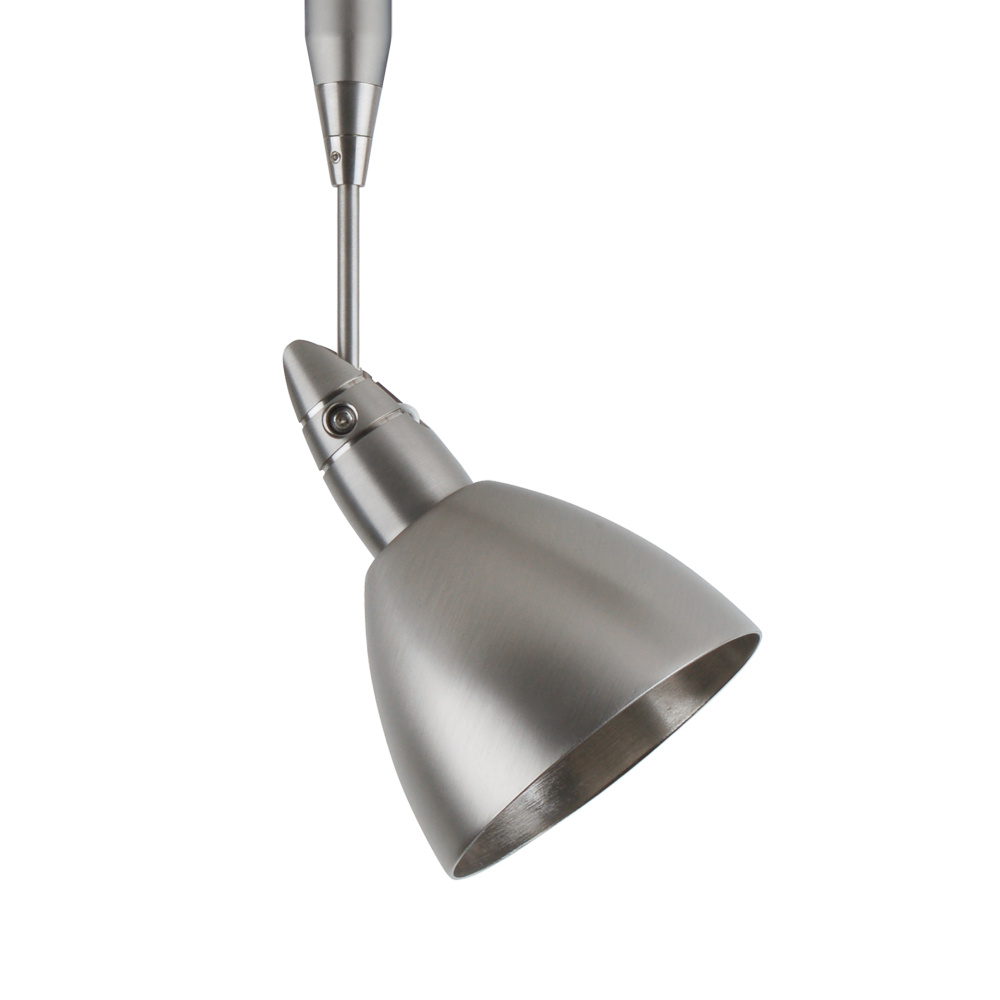 Besa Spotlight With 6" Stem Divi Satin Nickel Metal Satin Nickel 1x50W Bipin MR16