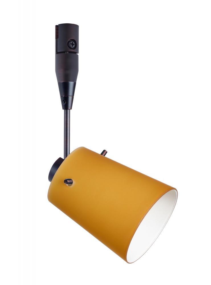 Besa Spotlight With 12" Stem Tammi 3 Bronze Amber Matte 1x50W Bipin MR16