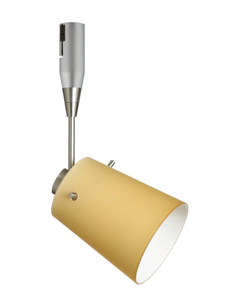 Besa Spotlight With 18" Stem Tammi 3 Satin Nickel Vanilla Matte 1x50W Bipin MR16