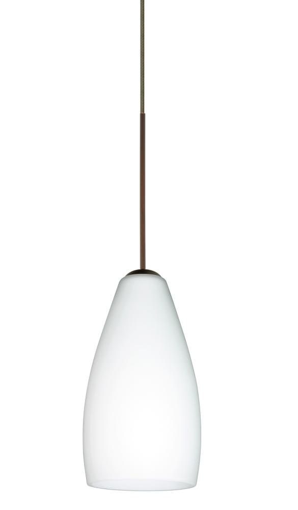 Besa Pendant Karli Bronze Opal Matte 1x50W MAX GY6.35 Base