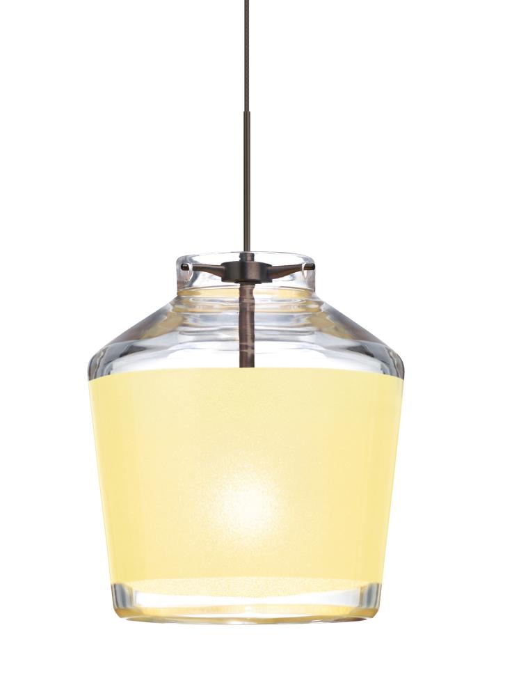 Besa Pendant Pica 6 Bronze Creme Sand 1x50W MAX GY6.35 Base
