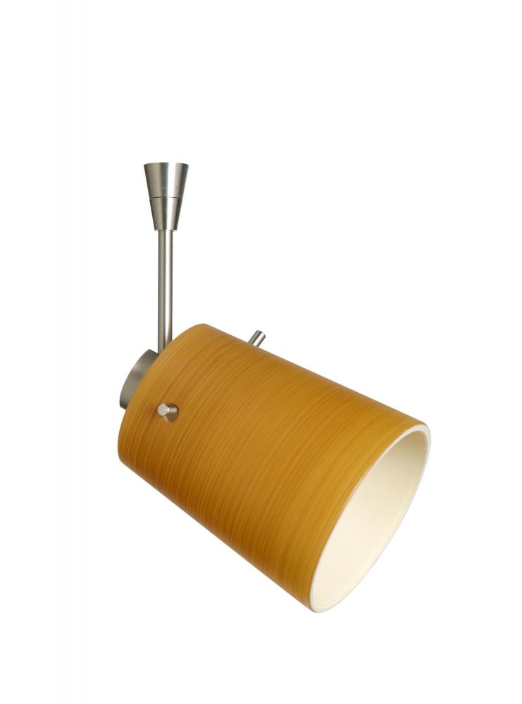 Besa Spotlight With 12" Stem Tammi 3 Satin Nickel Oak 1x50W Bipin MR16