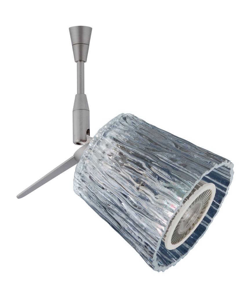 Besa Nico 3 Spotlight Sp Clear Stone Satin Nickel 1x9W LED MR16