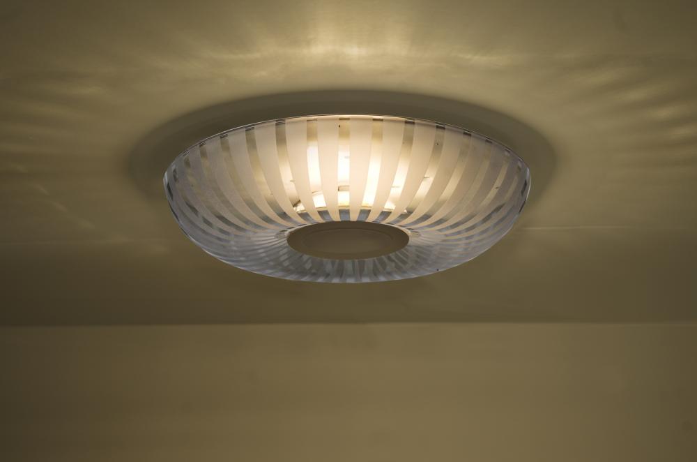 Besa, Spira 10 Flush Mount, Smoke, Bronze, 1x10W LED