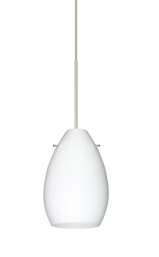 Besa Pendant For Mulitport Canopy Pera 6 Satin Nickel Opal Matte 1x50W MAX GY6.35 Base