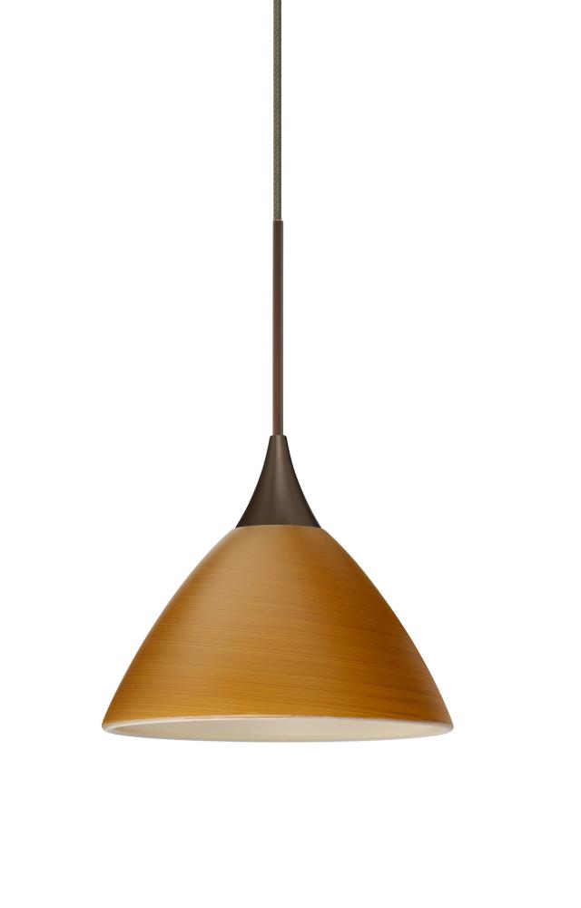 Besa Pendant For Multiport Canopy Domi Bronze Oak 1x3W LED