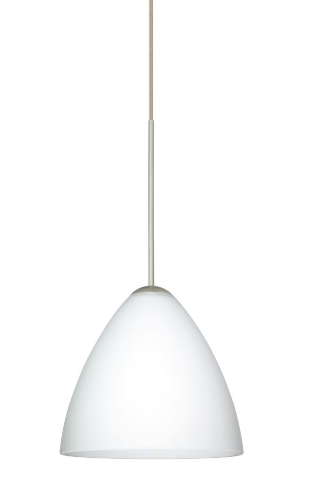 Besa Pendant For Multport Canopy Mia Satin Nickel Opal Matte 1x50W MAX GY6.35 Base