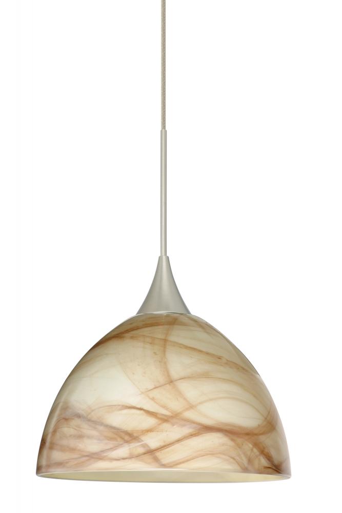 Besa Pendant For Multiport Canopy Brella Satin Nickel Mocha 1x50W MAX GY6.35 Base