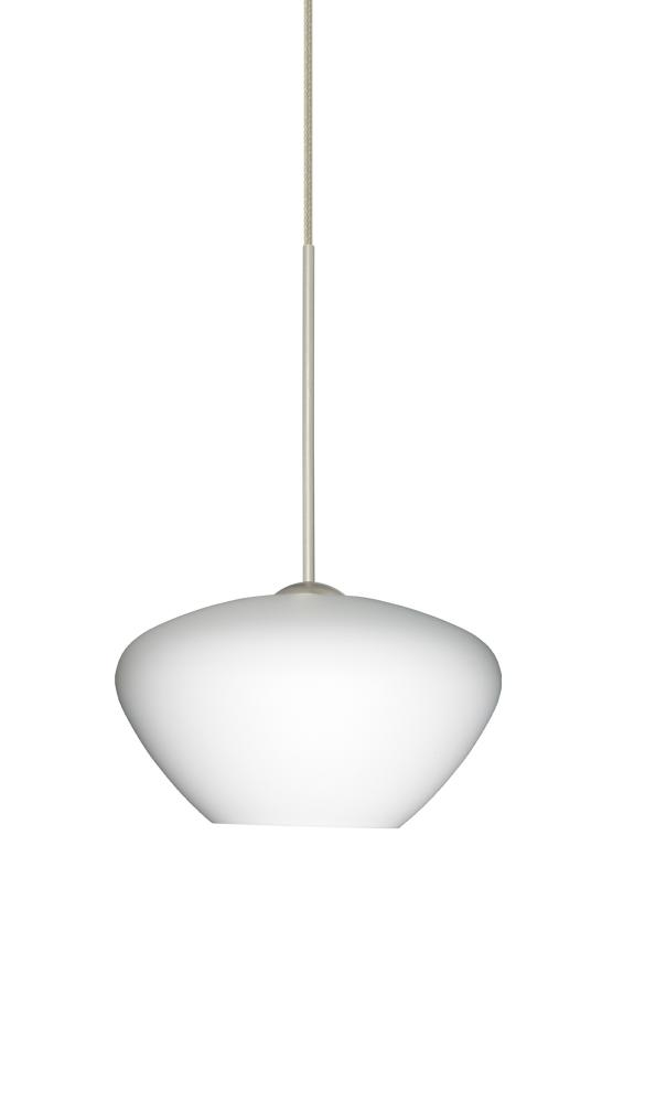 Besa Pendant For Multiport Canopy Peri Satin Nickel Opal Matte 1x50W MAX GY6.35 Base