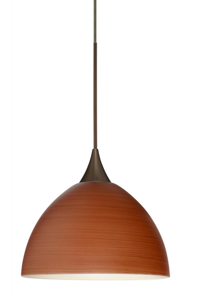 Besa Pendant Brella Bronze Cherry 1x50W MAX GY6.35 Base