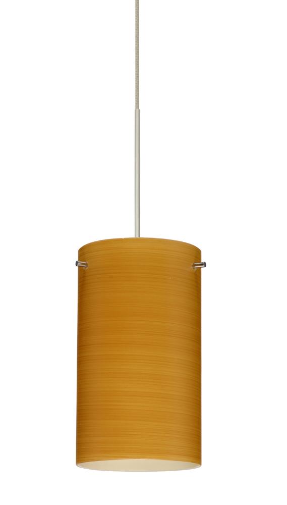 Besa Stilo 7 Pendant Satin Nickel Oak 1x50W MAX GY6.35 Base