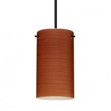Besa Lighting 1BC-4404CH-MED-BK - Besa Stilo 7 Pendant Black Cherry 1x40W B10 Med