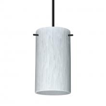 Besa Lighting 1BT-440419-MED-BK - Besa Stilo 7 Pendant Black Carrera 1x40W B10 Med