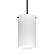 Besa Lighting 1BT-4404KR-BK - Besa Stilo 7 Pendant Black Chalk 1x50W E12 base